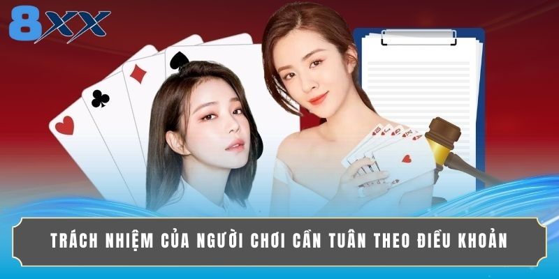 Trách nhiệm của người chơi cần tuân theo điều khoản